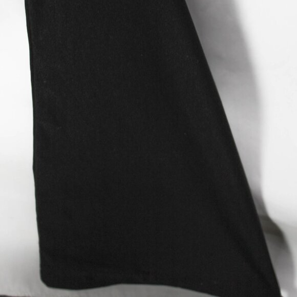 NWT Goth Witchy Plus Size 2X Black Bell Sleeve Corset Stitch Up Neckline Dress - Picture 8 of 12